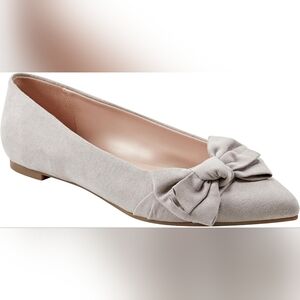 NWT Bandolino Sophy Bow Ballet Flat Color‎ Natural Size 9